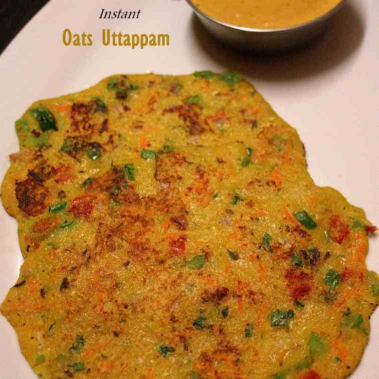 Instant Oats Uthappam