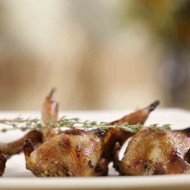 Moroccan style Quails with Honey