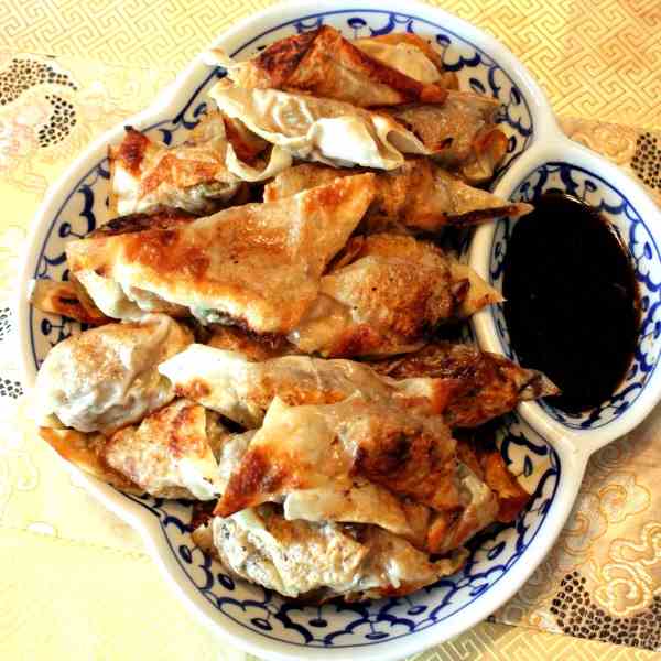 Chinese Pork and Scallion Dumplings