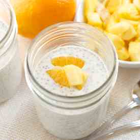 Tropical Coconut Chia Pudding & Giveaway