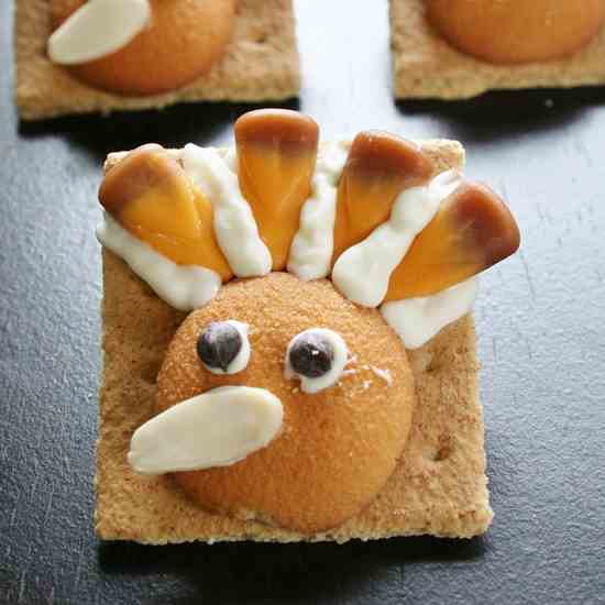 Thanksgiving Graham Cracker Turkeys