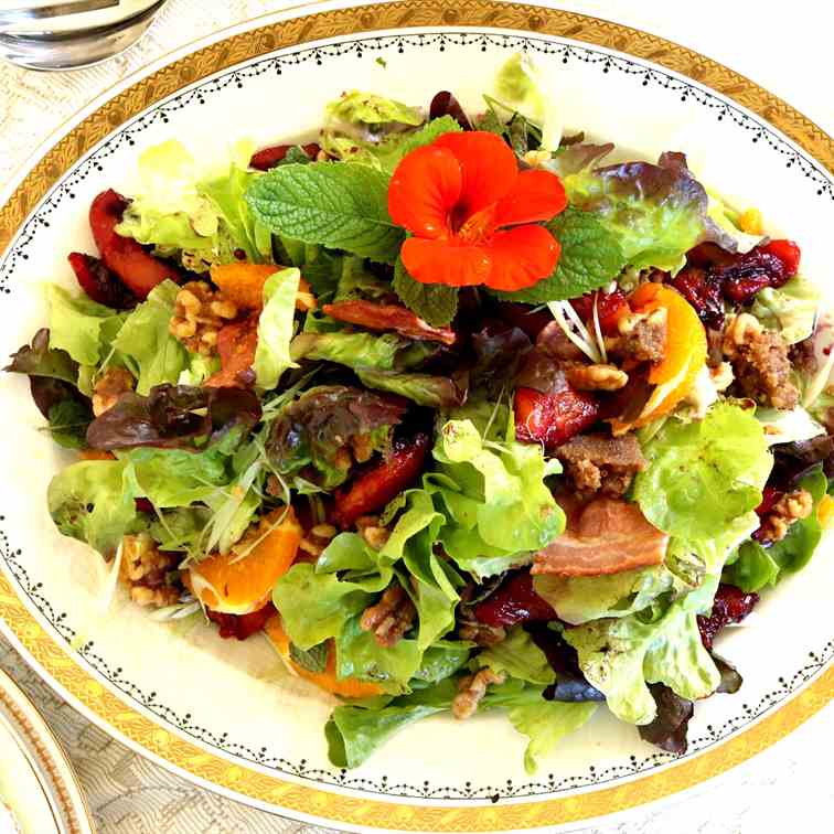Roasted Tamarillo Salad with Chunky Feta D