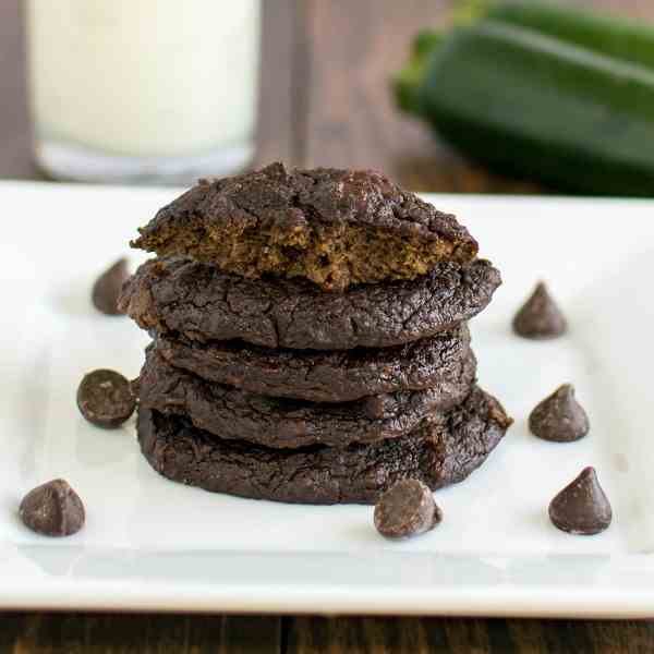 Flourless Chocolate Zucchini Cookies