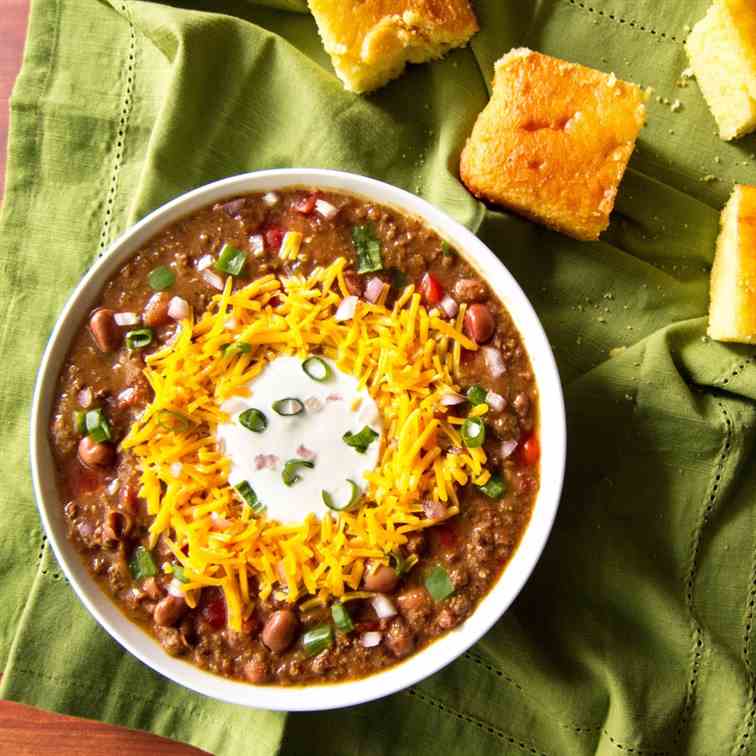 Instant Pot Chili Using Dried Beans