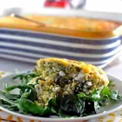 Spinach and Cheese Souffle