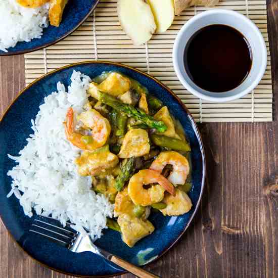Chicken and Shrimp Curry