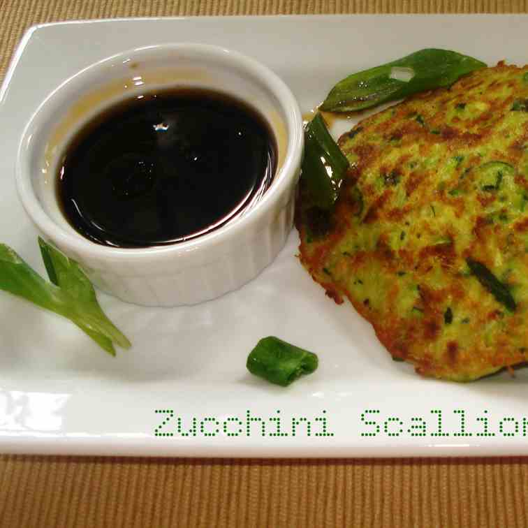 Zucchini Scallion Pancakes