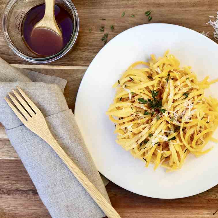 Butternut Squash Noodles With Brown Butter