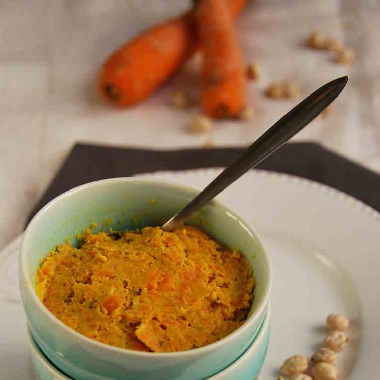 Roasted carrots spread