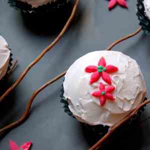 Rose Chocolate Cupcakes