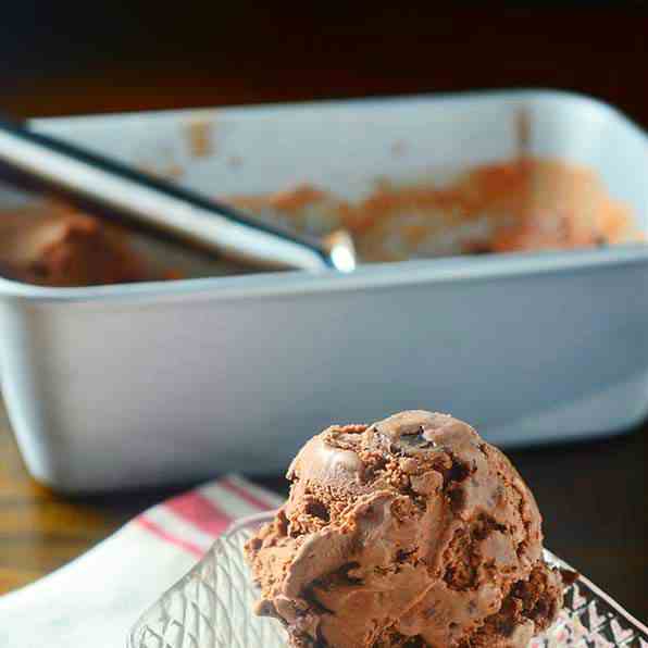 Chocolate Chip Nutella Ice Cream
