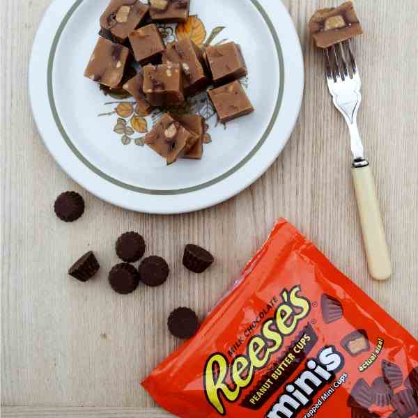 Salted Reese’s Peanut Butter Fudge