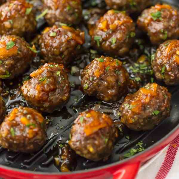Marmalade Meatballs