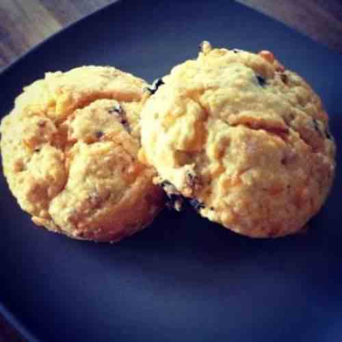 Basil and Olive Scones with Tomato Chutney