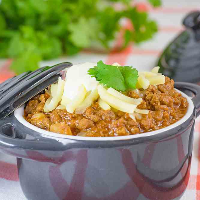 Spicy Beef Chili - Keto - Low Carb