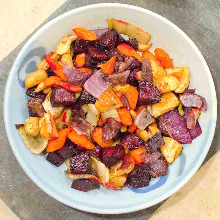 Oven Roasted Root Vegetables