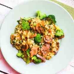Brown Rice Casserole with Vegetables