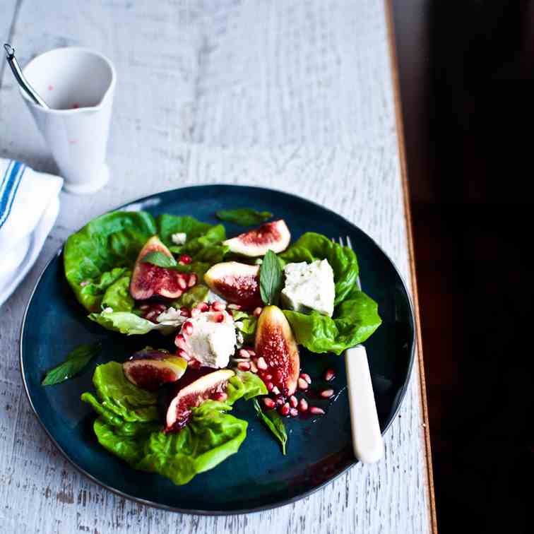 Fig, Feta - Pomegranate Salad