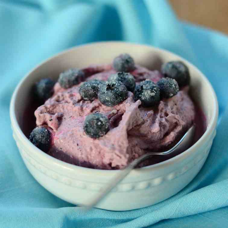 Blueberry Amla Ice Cream