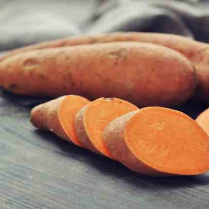 Roasted Sweet Potatoes with Coconut Oil