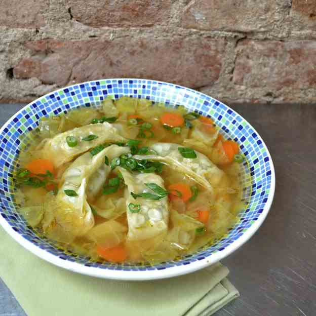 Easy Asian Dumpling Soup