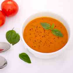 Tomato Soup with a Hint of Basil