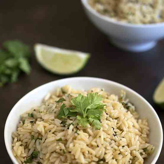 Healthy Cilantro Lime Rice