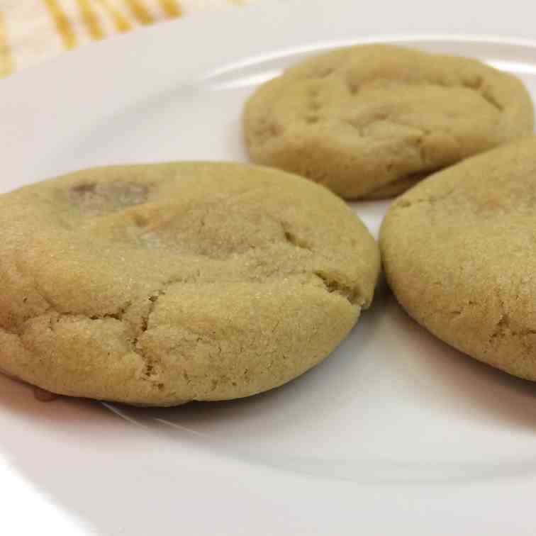 Rolo Stuffed Cookies Adorned with Sea Salt
