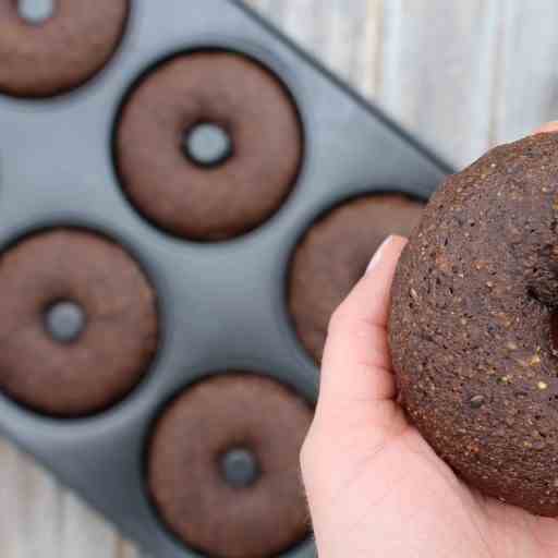 Healthy Double Chocolate Donuts
