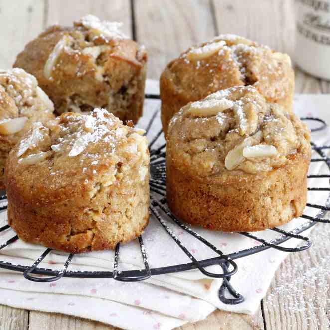 Coffee, Coconut and Almond Muffins