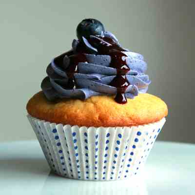 Ultimate blueberry cupcake