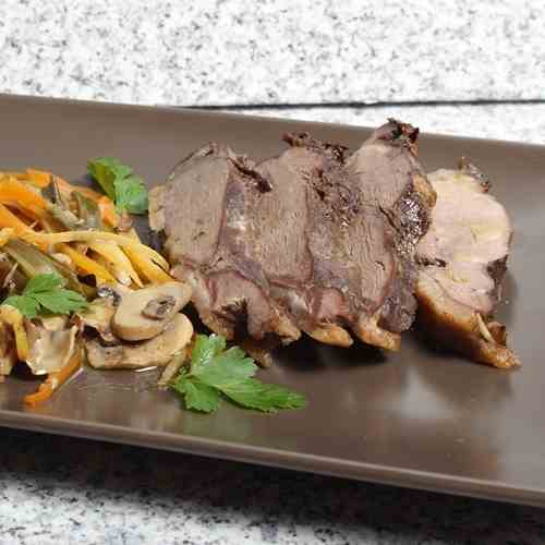 Duck breast baked Asian-style