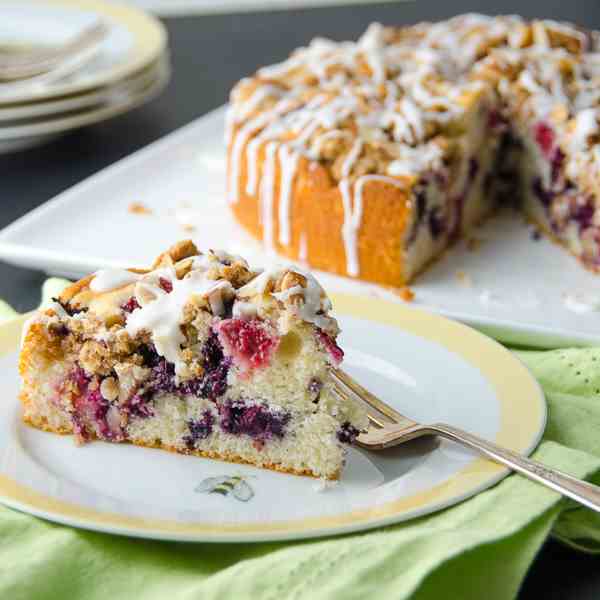 berry almond buckle
