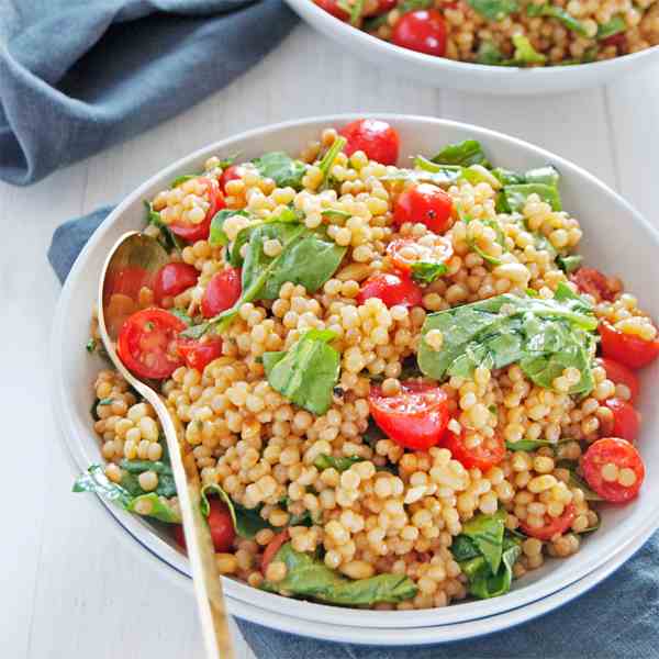 Toasted Pearl Couscous Salad