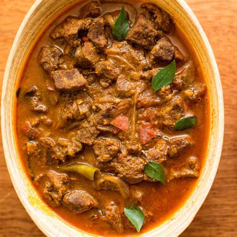 Spicy Kerala Style Beef Curry