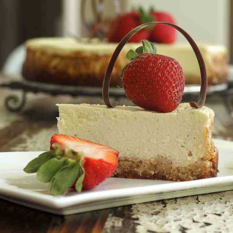 Vanilla Caramel Protein Cheesecake