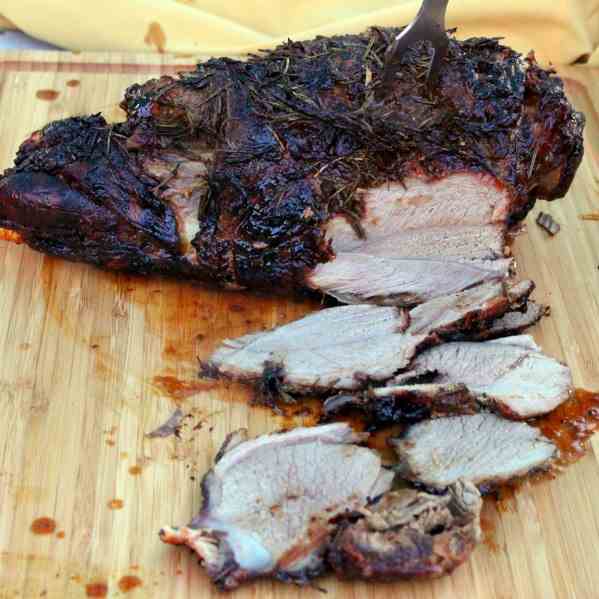 Leg of Lamb from the BBQ-Grill