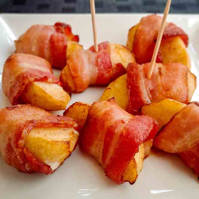 Bacon Wrapped Apple