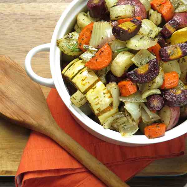 savory oven roasted root vegetables