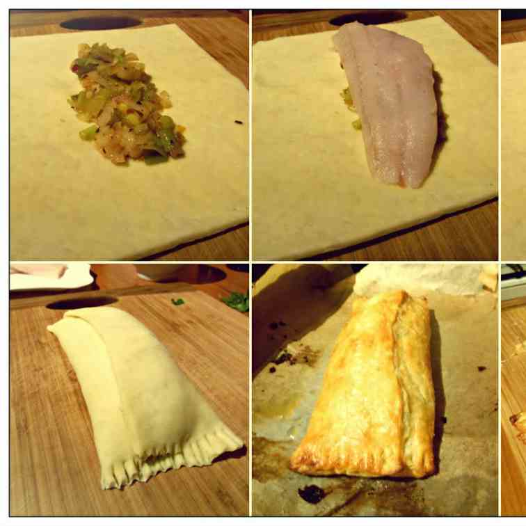 Fish in Puff Pastry (Julia Child style)