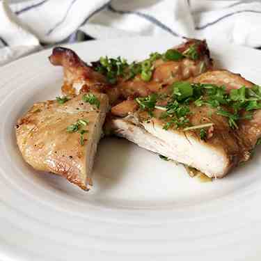 Baked Chicken Thighs With Honey And Garlic