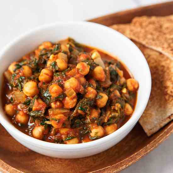 Chana Masala for Two