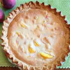 Peach Pudding Pie