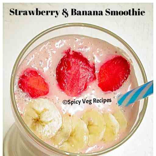 Banana - Strawberry Smoothie 