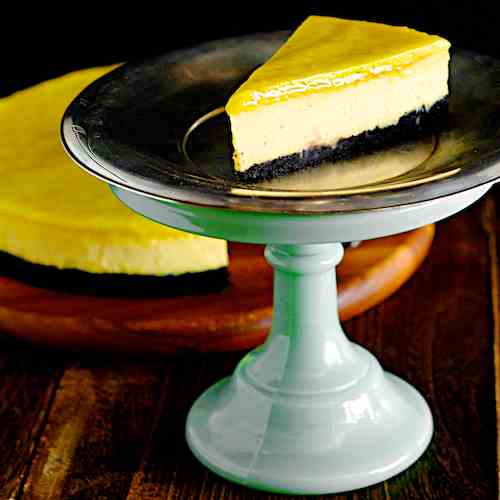 Chocolate Yuzu Lime Cheesecake