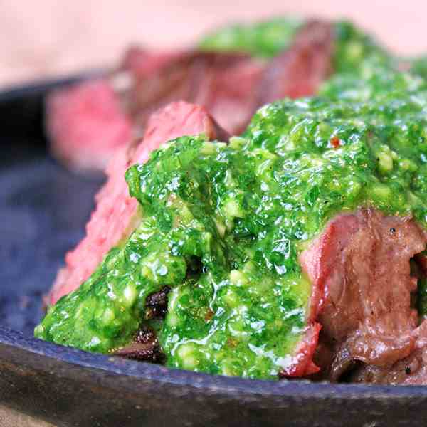 Ribeye with Chimichurri Sauce