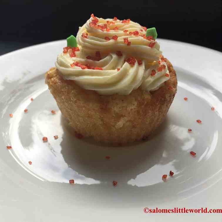 Yummy Apple and cardamom cupcake