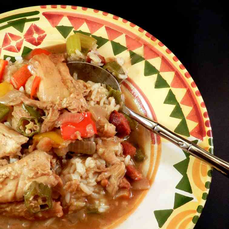 Chicken Sausage Gumbo