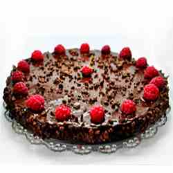 Raw Vegan Chocolate and Raspberry Cake