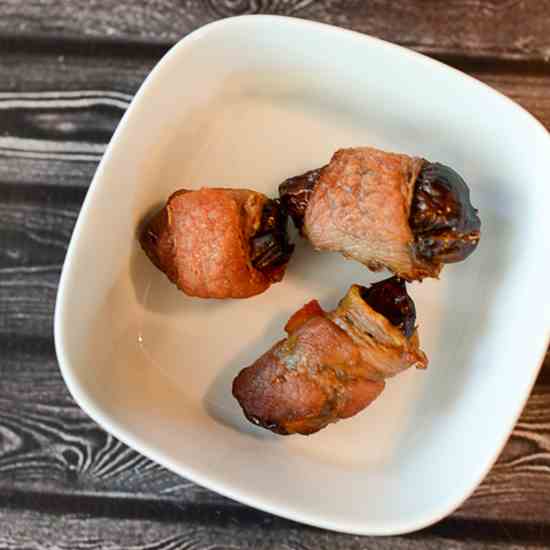 Bacon Wrapped Dates Appetizer